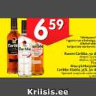 Allahindlus - Rumm Caribba, 50 cl
• Negro, 37,5%
•Blanco, 37,5%; Muu piiritusjook
Caribba Xtabla, 35%, 50 cl