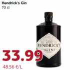 Allahindlus - Hendrick’s Gin
70 cl