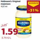 Hellmann’s Original
majonees
420 ml