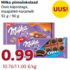 Молочный шоколад Milka