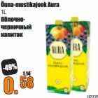 Allahindlus - Õuna-mustikajook Aura 
1L