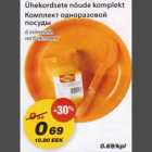 Ühekordsete nõude komplekt