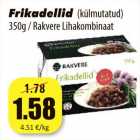 Allahindlus - Frikadellid (külmutatud)
350g / Rakvere Lihakombinaat