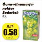 Allahindlus - Õuna viinamarja
nektar
Sadotšok
0,5L