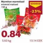 Allahindlus - Marmiton marmelaad erinevad maitsed 150 g