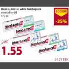 Allahindlus - Blend-a-med 3D white hambapasta erinevad sordid 125 ml