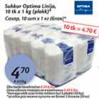 Allahindlus - Suhkur Optima Linija 10 tk x 1 kg (plokk)*