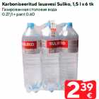 Karboniseeritud lauavesi Suliko, 1,5 l x 6 tk
