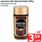 Lahustuv kohv Nescafe Gold, 100 g
