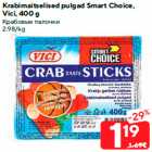 Krabimaitselised pulgad Smart Choice,
Vici, 400 g
