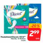 Pesukaitsmed Discreet, 100 tk**
