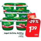 Jogurt Activia, 4x120 g