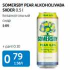 Allahindlus - SOMERSBY PEAR ALKOHOLIVABA SIIDER 0,5 L