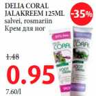 DELIA CORAL JALAKREEM 125ML salvei, rosmariin