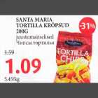 SANTA MARIA_ TORTILLA KRÕPSUD 200G juustumaitselised