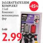 JALGRATTATULEDE KOMPLEKT 3 Led