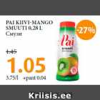 Allahindlus - PAI KIIVI-MANGO
SMUUTI 0,28 L