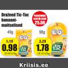 Dražeed Tic-Tac banaanimaitselised 49 g