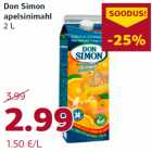 Allahindlus - Don Simon
apelsinimahl
2 L