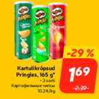 Allahindlus - Kartulikrõpsud
Pringles, 165 g*