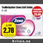 Allahindlus - Tualettpaber Zewa Soft Embo