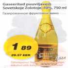 Газированное фруктовое вино