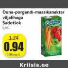 Õuna-porgandi-maasikanektar viljalihaga Sadotšok