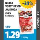 NIGULI VORSTIKESED JUUSTUGA 350 G
