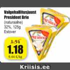 Valgehallitusjuust  President Brie