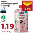 Salvest
Põnn köögiviljapüree
veiselihaga
110 g