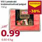 Viči Lumekrabi
krabimaitselised pulgad
150 g