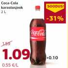 Allahindlus - Coca-Cola
karastusjook
2 L