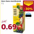 Aura õuna-mustikajook
1 L