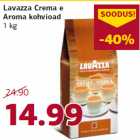 Allahindlus - Lavazza Crema e
Aroma kohvioad
1 kg