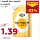 Lemmik Provansaal
majonees
700 ml