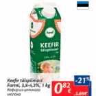 Allahindlus - Keefir täispiimast farmi, 3,8 - 4,2%, 1 kg