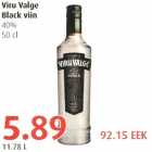 Alkohol - Viru Valge Black viin