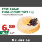 EESTI PAGAR
PIRNI-JOGURTITORT 1 kg
