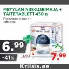 METYLAN NIISKUSEIMAJA +
TÄITETABLETT 450 g