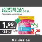 CAREFREE FLEXI
PESUKAITSMED 58 tk