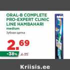 Allahindlus - ORAL-B COMPLETE
PRO-EXPERT CLINIC
LINE HAMBAHARI