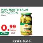 MINU ROOTSI SALAT
860 g/520 g