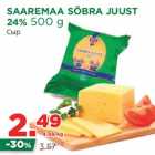 SAAREMAA SÖBRA JUUST
24% 500 g