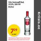 Viin Smirnoff Red, 37,5%, 500 ml