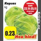 Allahindlus - Kapsas
kg