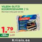 VILEDA GLITZI
KÜÜRIMISSVAMM 2 tk