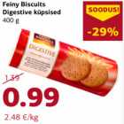 Feiny Biscuits
Digestive küpsised
400 g