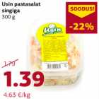 Usin pastasalat
singiga
300 g
