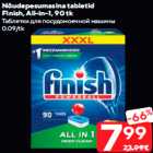 Allahindlus - Nõudepesumasina tabletid
Finish, All-in-1, 90 tk
