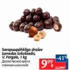 Allahindlus - Sarapuupähkliga dražee tumedas šokolaadis, V.Pergale, 1 kg